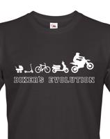 Pánské tričko Evoluce motorkáře - Bikers Evolution