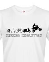 Pánské tričko Evoluce motorkáře - Bikers Evolution