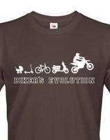 Pánské tričko Evoluce motorkáře - Bikers Evolution
