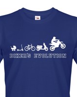 Pánské tričko Evoluce motorkáře - Bikers Evolution