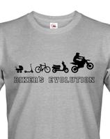 Pánské tričko Evoluce motorkáře - Bikers Evolution