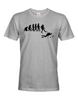 Pánské tričko Evoluce potápění  - na narozeniny nebo jen tak
