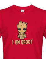 Pánské tričko Groot z filmu Strážci galaxie - Já jsem Groot na triku