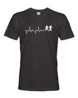 Pánské tričko Hasič tep - kvalitní tisk a rychlé dodání