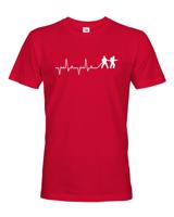 Pánské tričko Hasič tep - kvalitní tisk a rychlé dodání