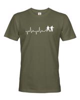 Pánské tričko Hasič tep - kvalitní tisk a rychlé dodání