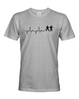 Pánské tričko Hasič tep - kvalitní tisk a rychlé dodání