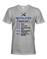 Pánské tričko - Hodinová sazba instalatér