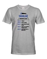 Pánské tričko - Hodinová sazba truhláře