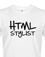 Pánské tričko HTML stylist - triko pro HTML kodéry