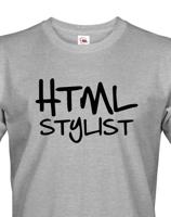 Pánské tričko HTML stylist - triko pro HTML kodéry