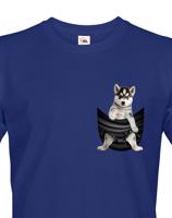 Pánské tričko Husky v kapsičce - kvalitní tisk a rychlé dodání