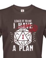 Pánské tričko I had a plan - ideální dárek pro hráče