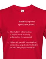 Pánské tričko Inženýr - kvalitní tisk a rychlé dodání