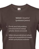 Pánské tričko Inženýr - kvalitní tisk a rychlé dodání