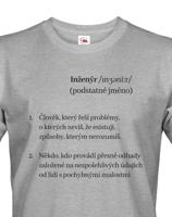 Pánské tričko Inženýr - kvalitní tisk a rychlé dodání