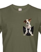 Pánské tričko jack russel teriér v kapsičce - kvalitní tisk a rychlé dodání