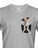 Pánské tričko jack russel teriér v kapsičce - kvalitní tisk a rychlé dodání