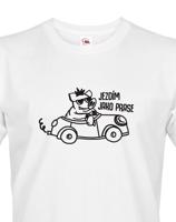 Pánské tričko Jezdím jako prase - ideální dárek pro každého řidiče