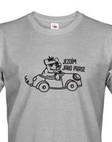 Pánské tričko Jezdím jako prase - ideální dárek pro každého řidiče