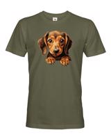 Pánské tričko Jezevčík - tričko pro milovníky psů