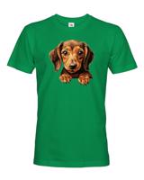 Pánské tričko Jezevčík - tričko pro milovníky psů