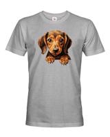 Pánské tričko Jezevčík - tričko pro milovníky psů