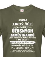 Pánské tričko Jsem hrdý šéf- dárek na narozeniny či Vánoce