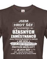 Pánské tričko Jsem hrdý šéf- dárek na narozeniny či Vánoce