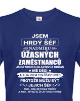 Pánské tričko Jsem hrdý šéf- dárek na narozeniny či Vánoce