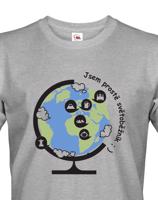 Pánské tričko Jsem prostě světoběžník - skvělý dárek pro všechny turisty