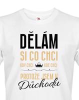 Pánské tričko Jsem v důchodu | Vtipné tričko pro důchodce