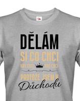 Pánské tričko Jsem v důchodu | Vtipné tričko pro důchodce