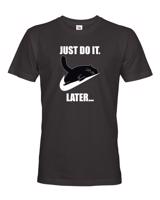 Pánske tričko - Just do it later
