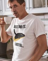 Pánske tričko - Just do it later