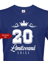 Pánské tričko k 20. narozeninám Limitovaná edice - dárek na 20. narozeniny