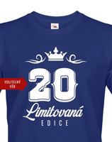 Pánské tričko k 20. narozeninám Limitovaná edice - dárek na 20. narozeniny