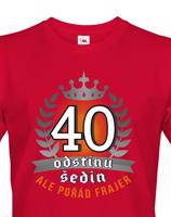 Pánské  tričko k 40. narozeninám - ideální dárek k 40. narozeninám