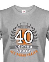 Pánské  tričko k 40. narozeninám - ideální dárek k 40. narozeninám