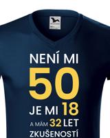 Pánské  tričko k 50. narozeninám - ideální dárek k 50. narozeninám
