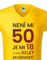 Pánské  tričko k 50. narozeninám - ideální dárek k 50. narozeninám