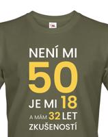 Pánské  tričko k 50. narozeninám - ideální dárek k 50. narozeninám