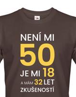 Pánské  tričko k 50. narozeninám - ideální dárek k 50. narozeninám