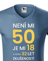 Pánské  tričko k 50. narozeninám - ideální dárek k 50. narozeninám