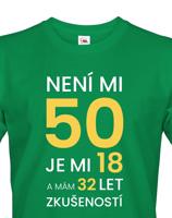 Pánské  tričko k 50. narozeninám - ideální dárek k 50. narozeninám