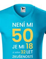 Pánské  tričko k 50. narozeninám - ideální dárek k 50. narozeninám