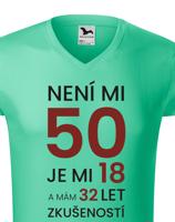 Pánské  tričko k 50. narozeninám - ideální dárek k 50. narozeninám