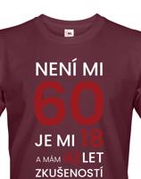 Pánské  tričko k 60. narozeninám - ideální dárek k 60. narozeninám