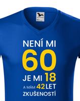 Pánské  tričko k 60. narozeninám - ideální dárek k 60. narozeninám