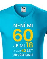 Pánské  tričko k 60. narozeninám - ideální dárek k 60. narozeninám